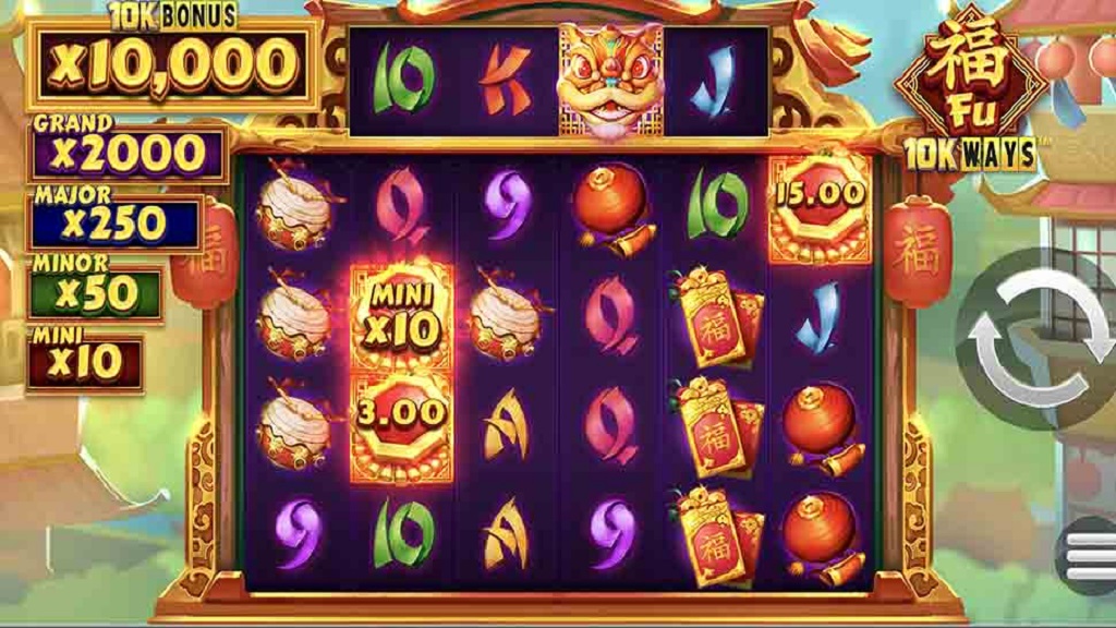 Screenshot of Festival 10k Ways slot from Yggdrasil Gaming