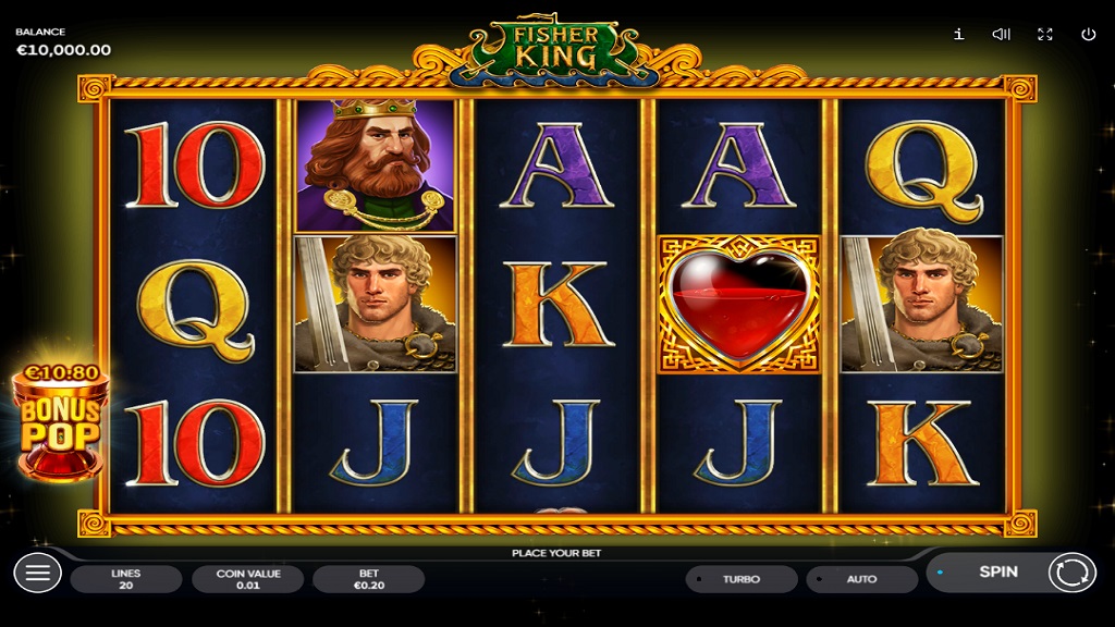 Screenshot of Fisher King slot from Endorphina