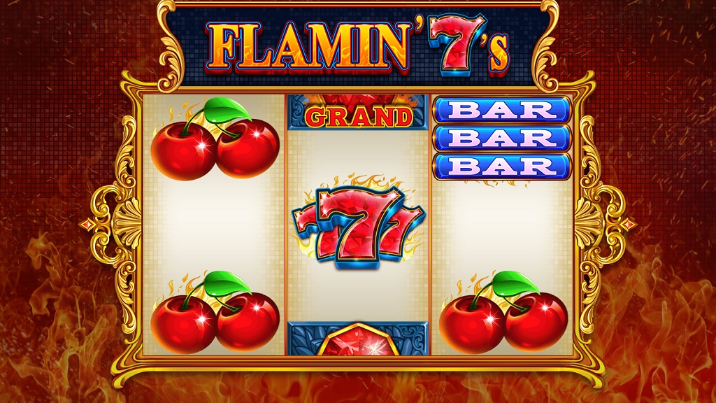 Screenshot of Flamin 7s slot from Pariplay