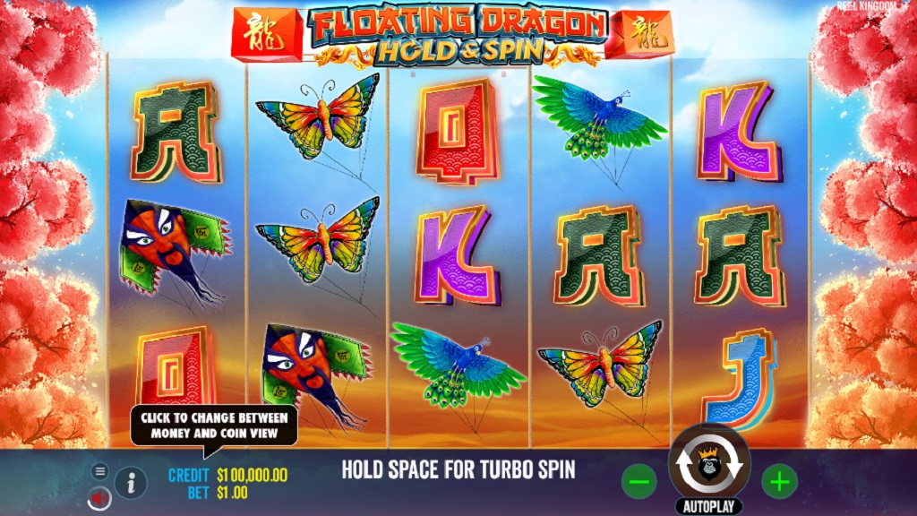 Screenshot of Floating Dragon Hold and Spin slot from Pragmatic Play