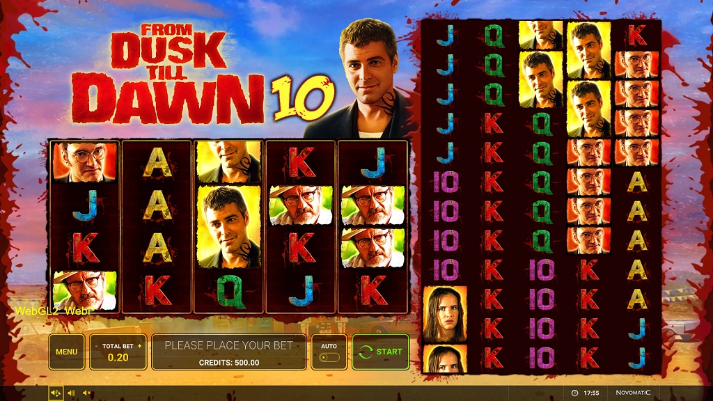 Screenshot of From Dusk Till Dawn 10 slot from Green Tube