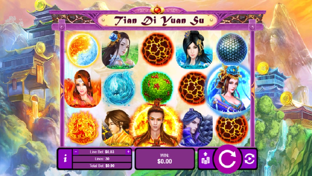 Screenshot of Gods of Nature slot from Real Time Gaming