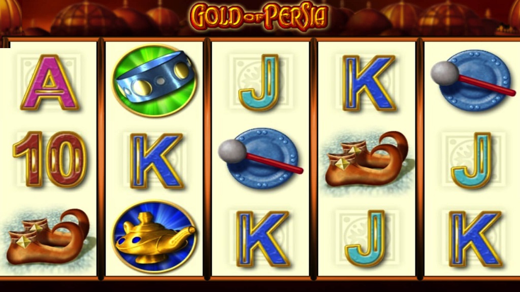 Screenshot of Gold of Persia slot from Merkur Gaming