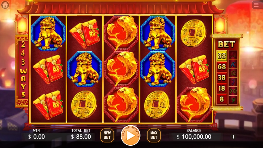 Screenshot of Golden Bull slot from Ka Gaming