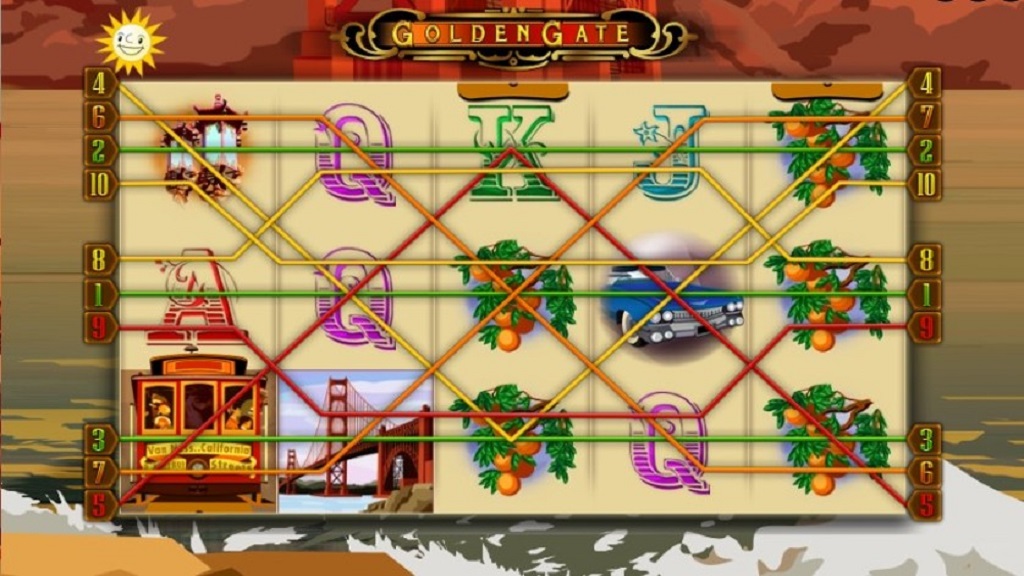 Screenshot of Golden Gate slot from Merkur Gaming