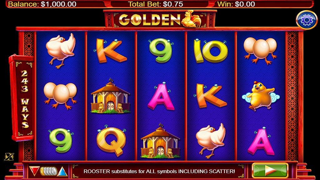 Screenshot of Golden slot from NextGen Gaming