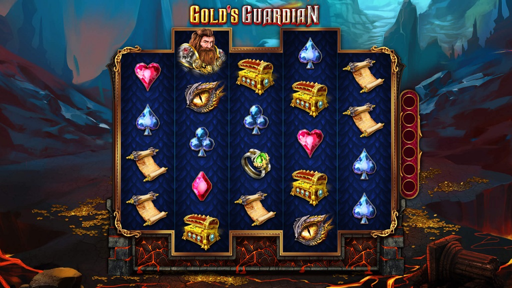 Screenshot of Golds Guardian slot from Pariplay