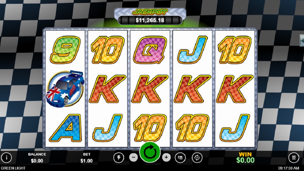 Screenshot of Green Light slot from Real Time Gaming 