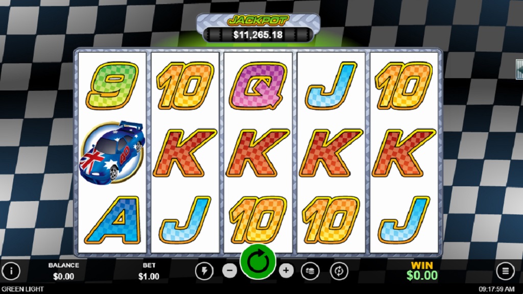 Screenshot of Green Light slot from Real Time Gaming