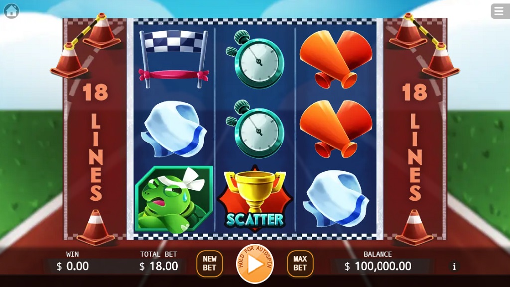 Screenshot of Hare vs Tortoise slot from Ka Gaming