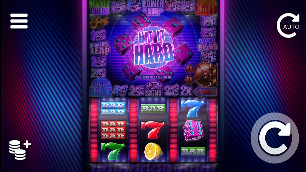 Screenshot of Hit it Hard slot from Elk Studios