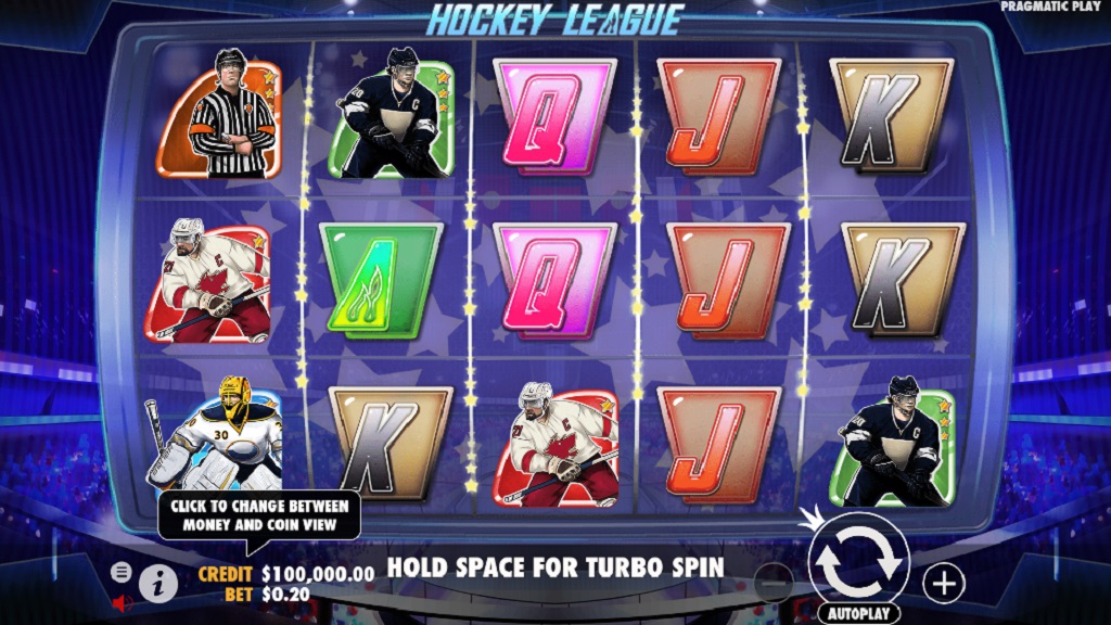 Screenshot of Hockey League slot from Pragmatic Play