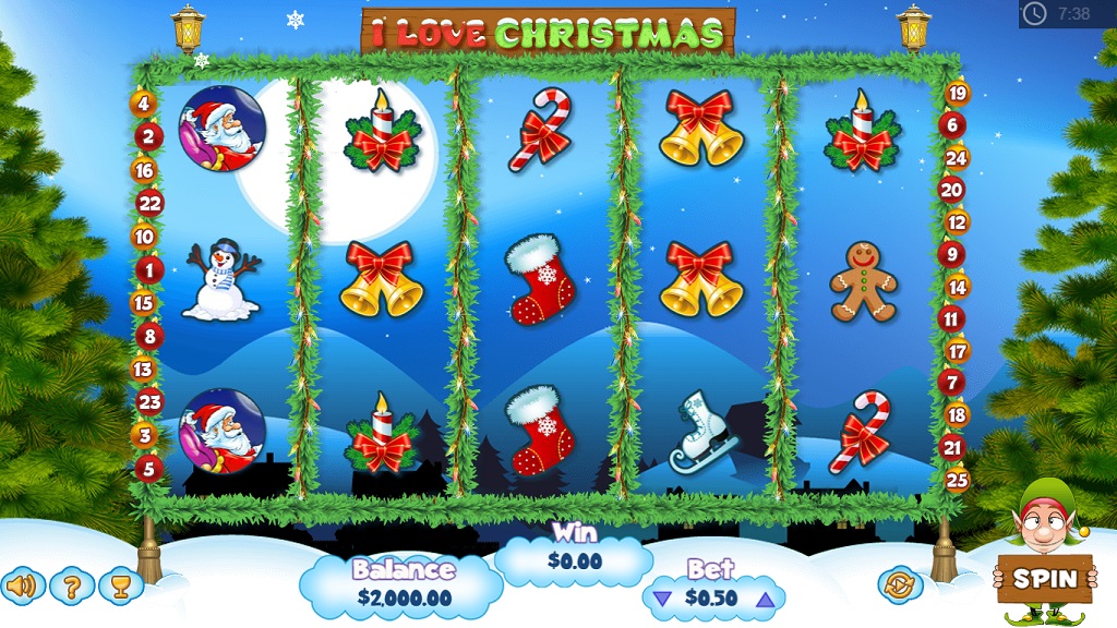 Screenshot of I Love Christmas slot from Pariplay