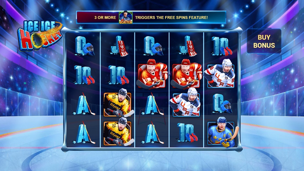 Screenshot of Ice Ice Hockey slot from Pariplay