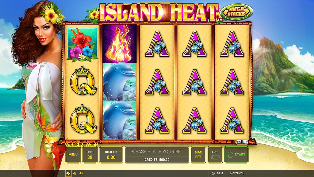 Screenshot of Island Heat slot from Green Tube