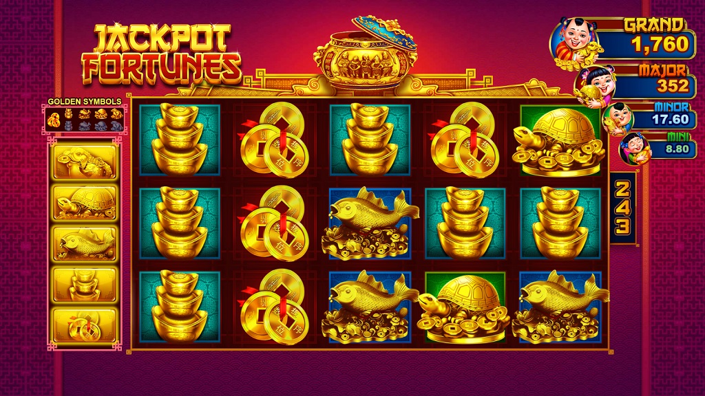 Screenshot of Jackpot Fortunes slot from Pariplay