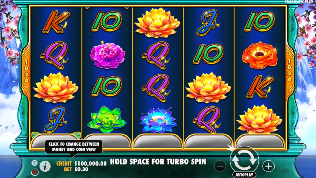 Screenshot of Jade Butterfly slot from Pragmatic Play