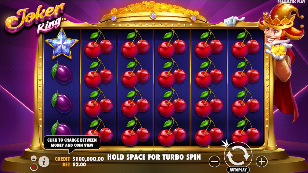 Screenshot of Joker King slot from Pragmatic Play
