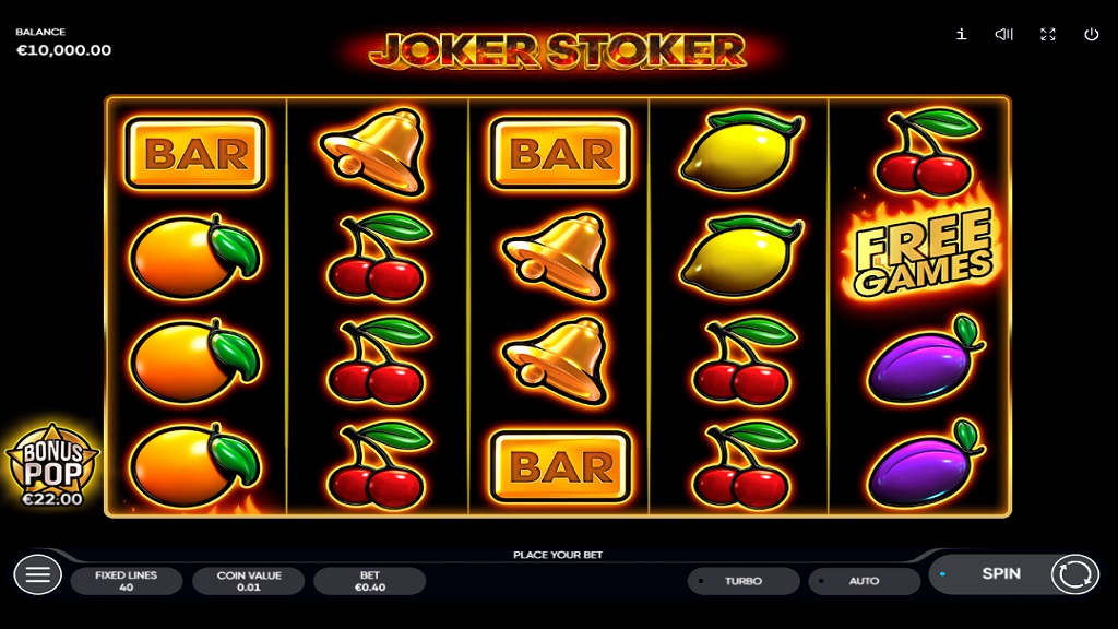 Screenshot of Joker Stoker slot from Endorphina