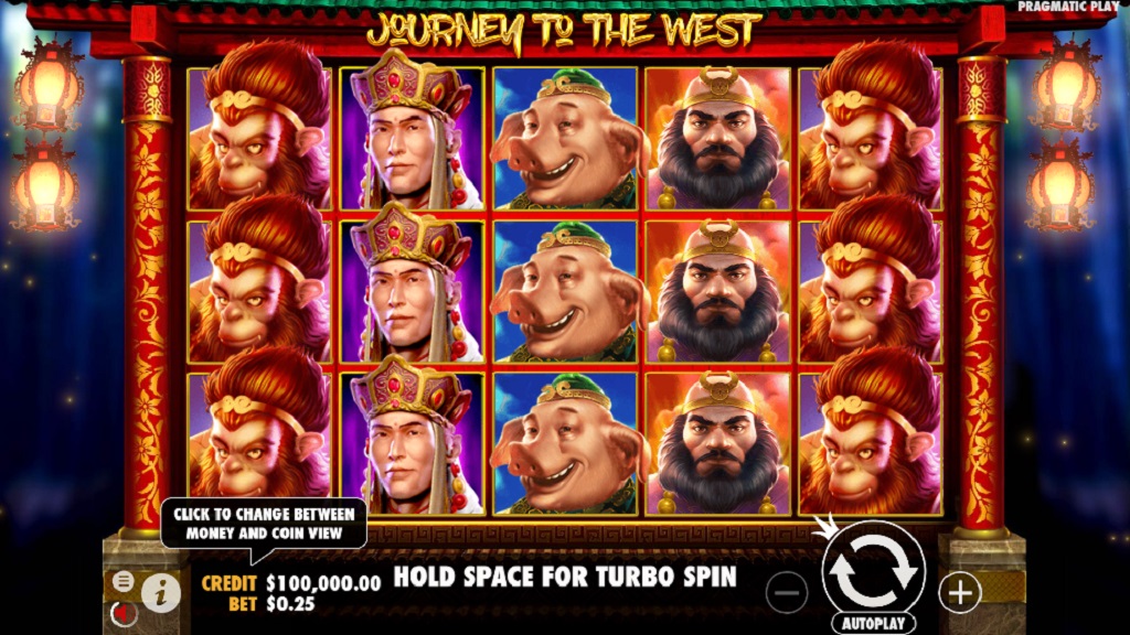 Screenshot of Journey to the West slot from Pragmatic Play