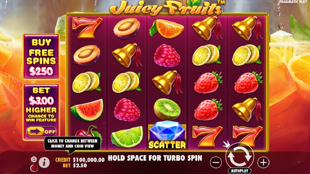 Screenshot of Juicy Fruits slot from Pragmatic Play