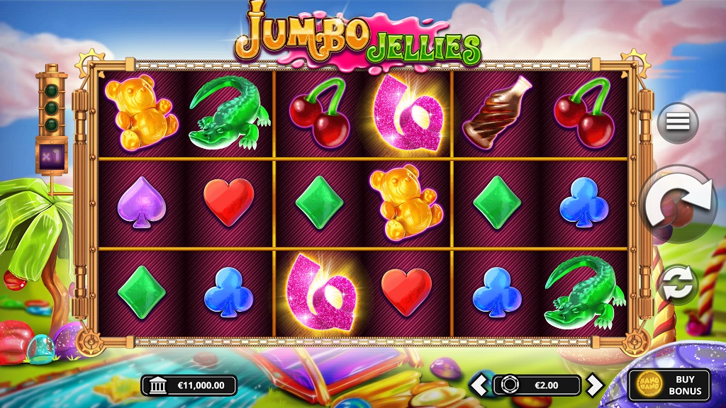 Screenshot of Jumbo Jellies slot from Yggdrasil Gaming