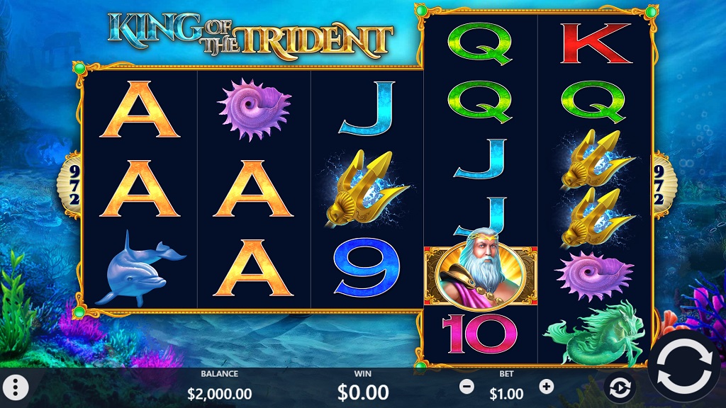 Screenshot of King of the Trident slot from Pariplay