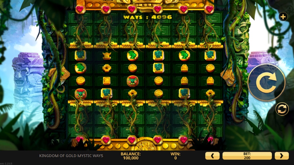 Screenshot of Kingdom of Gold slot from High 5