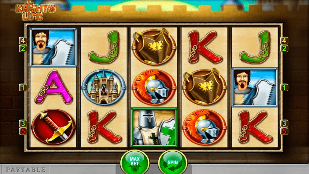 Screenshot of Knights Life slot from Merkur Gaming