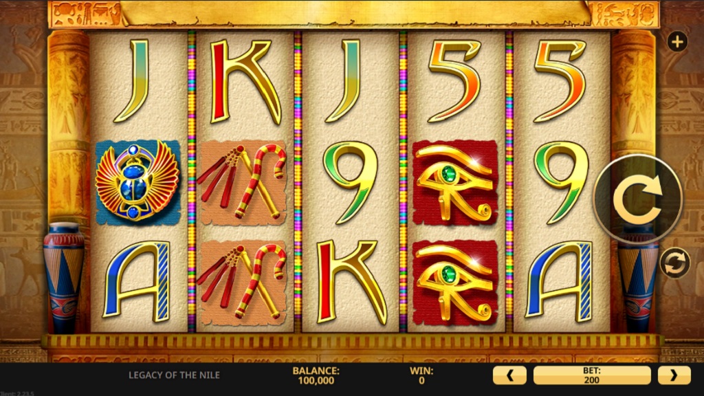 Screenshot of Legacy of the Nile slot from High 5