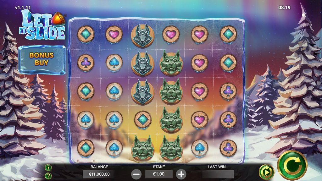 Screenshot of Let it Slide slot from Yggdrasil Gaming