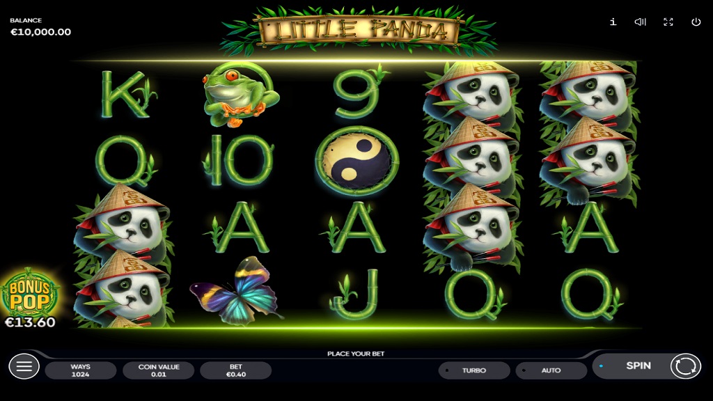 Screenshot of Little Panda slot from Endorphina