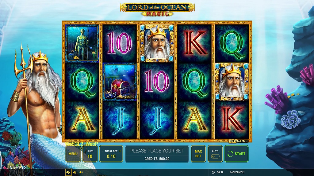 Screenshot of Lord of the Ocean Magic slot from Green Tube