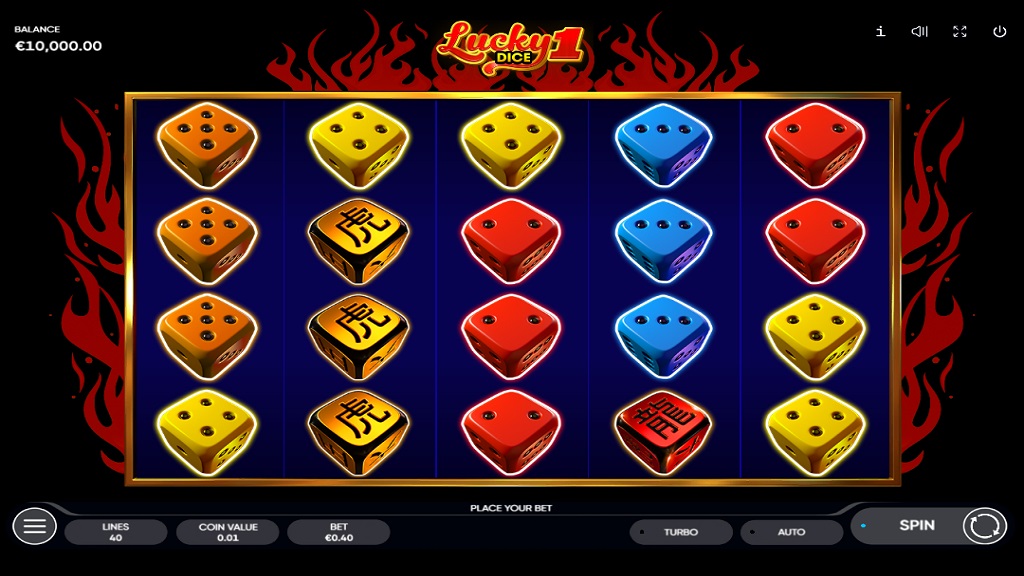 Screenshot of Lucky Dice 1 slot from Endorphina