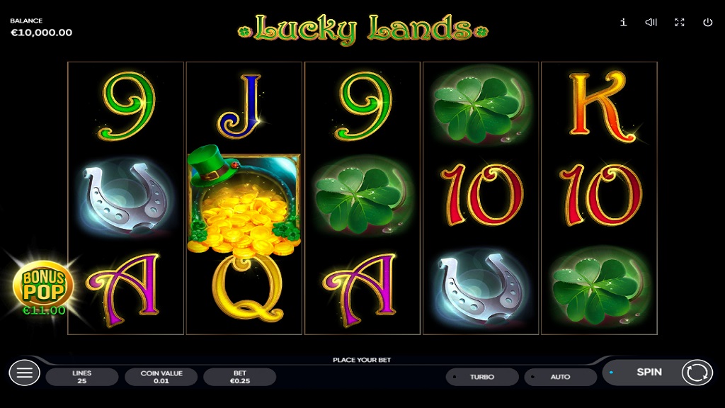 Screenshot of Lucky Lands slot from Endorphina