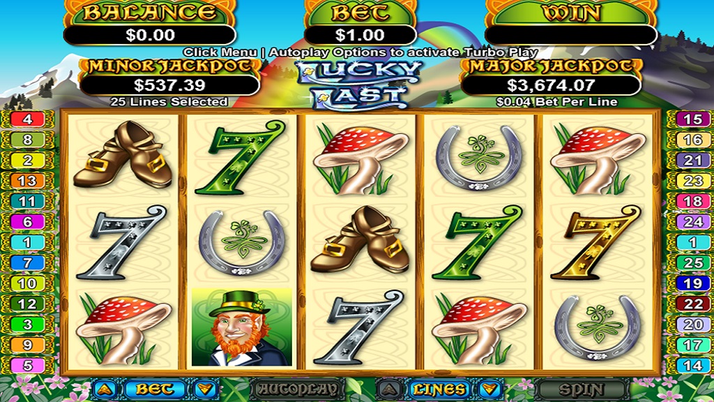 Screenshot of Lucky Last slot from Real Time Gaming