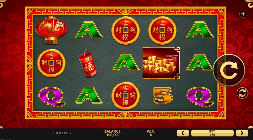 Screenshot of Lucky Pug slot from High 5