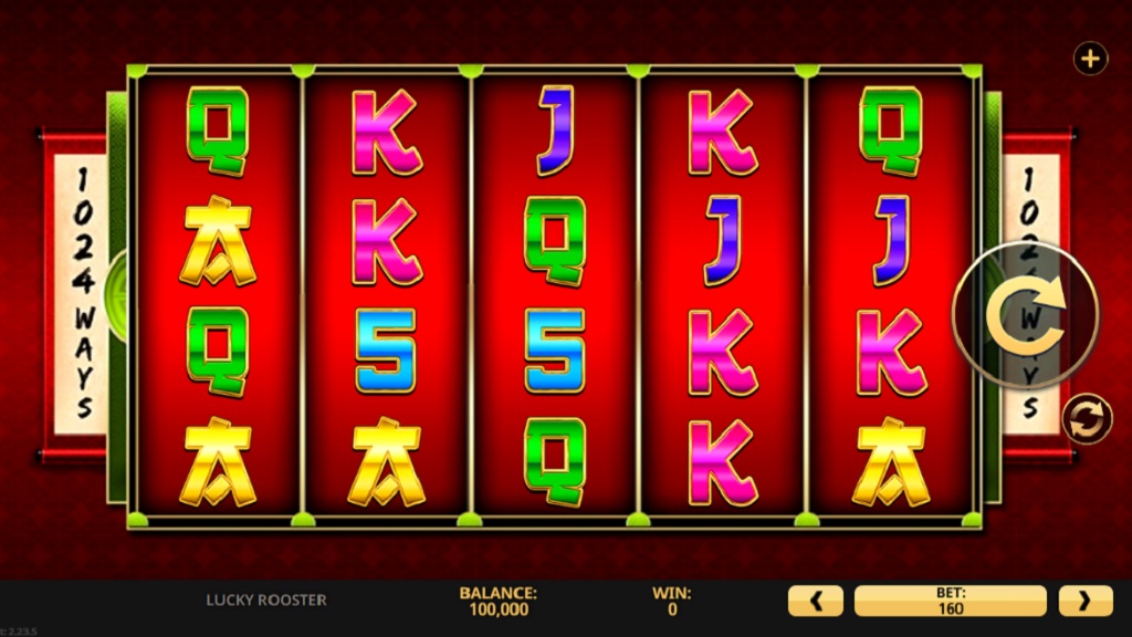 Screenshot of Lucky Rooster slot from High 5