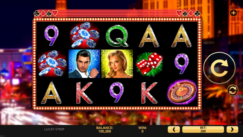 Screenshot of Lucky Strip slot from High 5