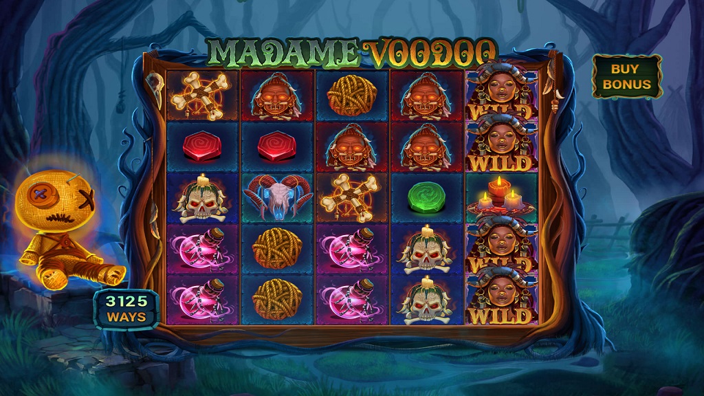 Screenshot of Madame Voodoo slot from Pariplay