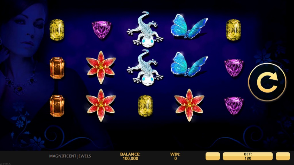 Screenshot of Magnificent Jewels slot from High 5