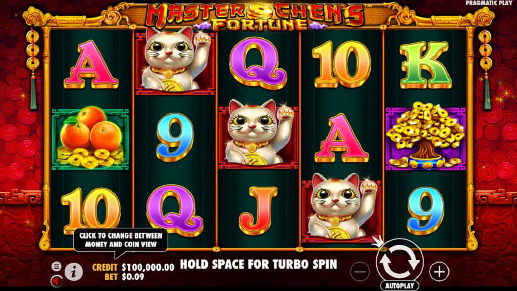 Screenshot of Master Chen’s Fortune slot from Pragmatic Play