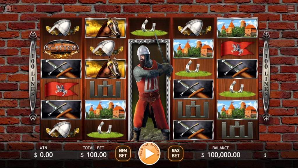 Screenshot of Medieval Knights slot from Ka Gaming