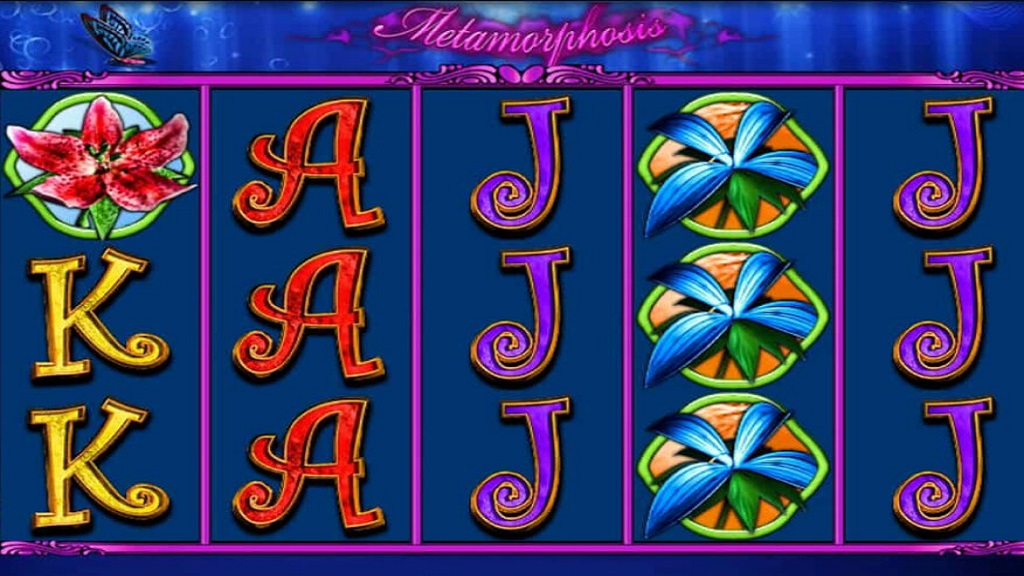 Screenshot of Metamorphosis slot from Merkur Gaming