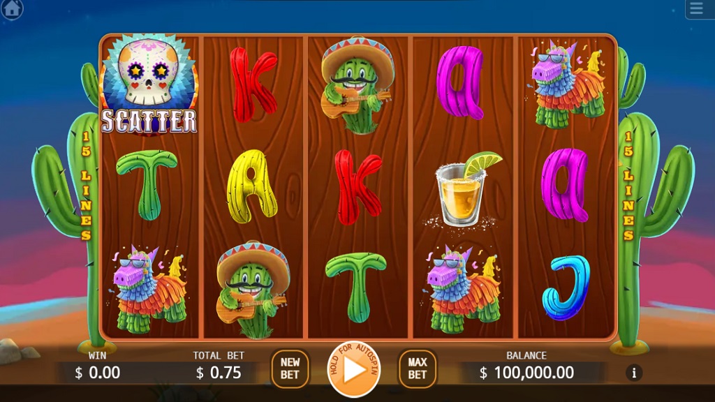 Screenshot of Mexicaliente slot from Ka Gaming