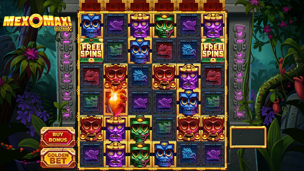 Screenshot of MexoMax MultiMax slot from Yggdrasil Gaming