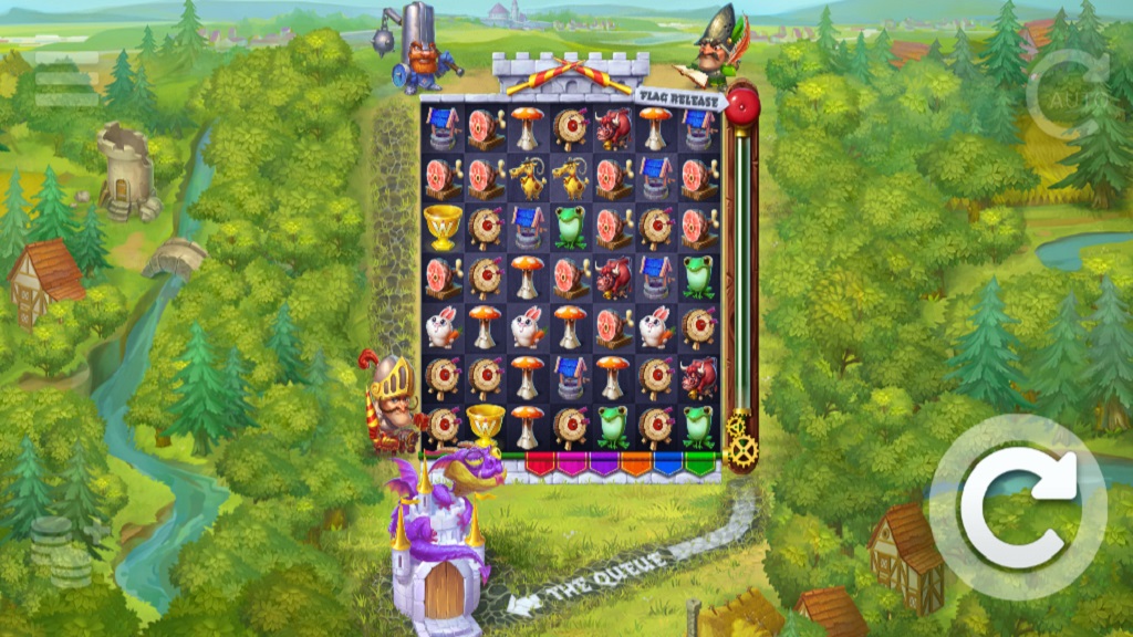 Screenshot of Micro Knights slot from Elk Studios