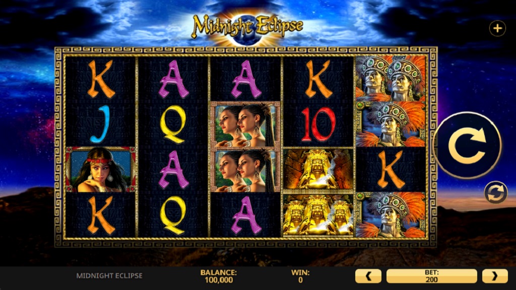 Screenshot of Midnight Eclipse slot from High 5