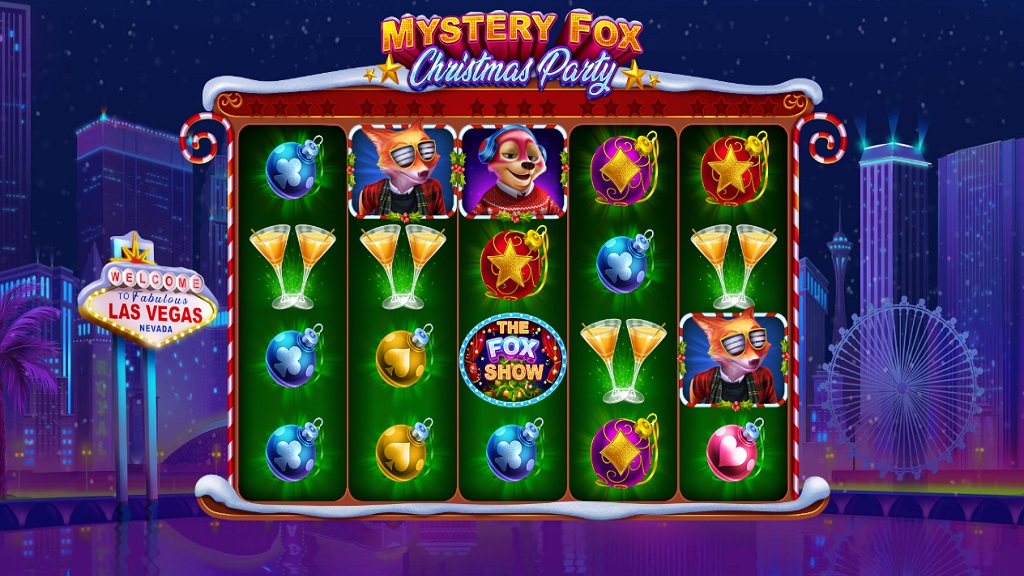 Screenshot of Mystery Fox Christmas Party slot from Pariplay