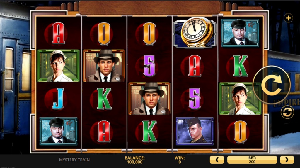 Screenshot of Mystery Train slot from High 5
